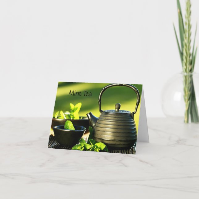 Carte de note pour le thé (Devant)