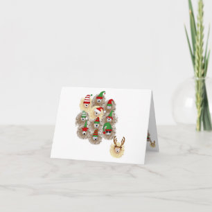 Carte de note pour les fêtes de fin d'année