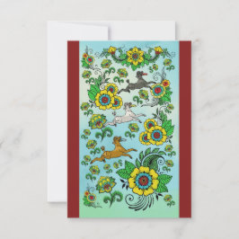 Carte de note pour trois canicules à couver des fr