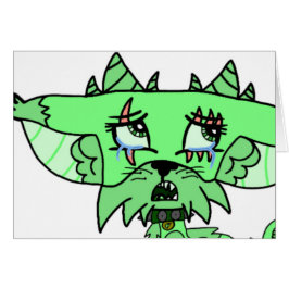 Carte de note sage de caractère - blanc