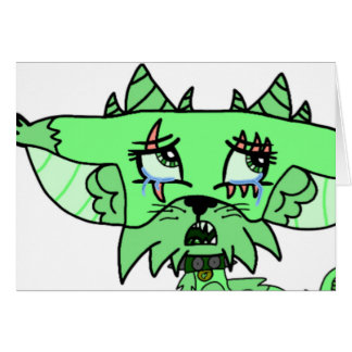 Carte de note sage de caractère - blanc