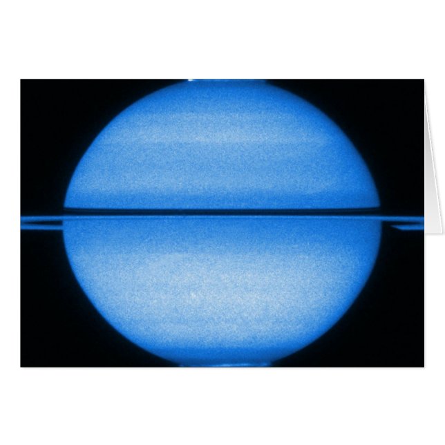 Carte de note Saturn Light Show (Devant Horizontal)