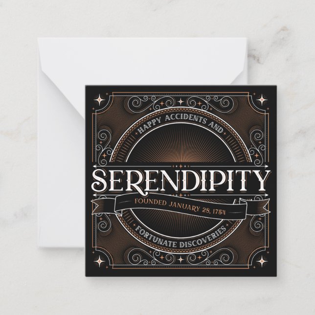 Carte de note Serendipity (Devant)