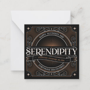 Carte de note Serendipity