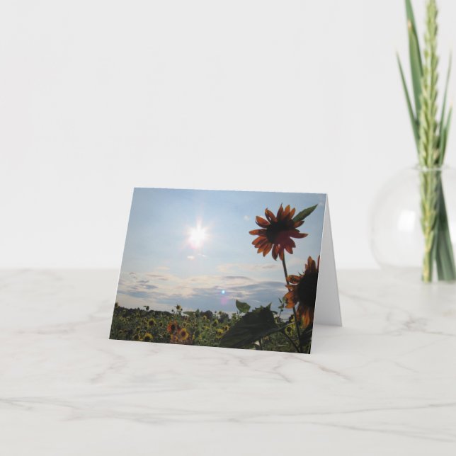 Carte de note Sunshine & Sunflower (Devant)