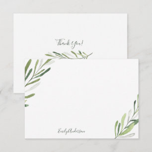 Carte de note sur la couleur d'eau douce personnal