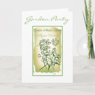 Carte de note sur le paquet de graines de dentelle