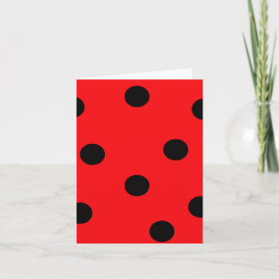 Carte de note sur les points de Ladybug