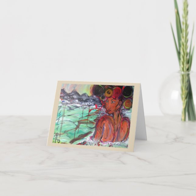 Carte de note sur les produits d'eau Saato (Devant)