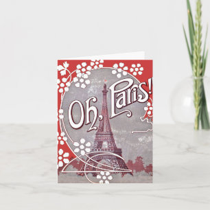 Carte de note Tour Eiffel