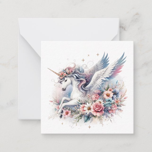 Carte de note Unicorn (Devant)