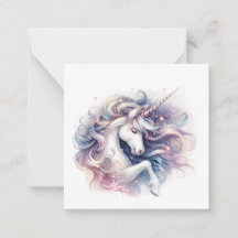 Carte de note Unicorn