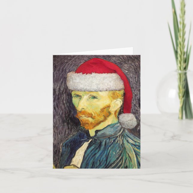 Carte de note Van Gogh Père Noël (Devant)