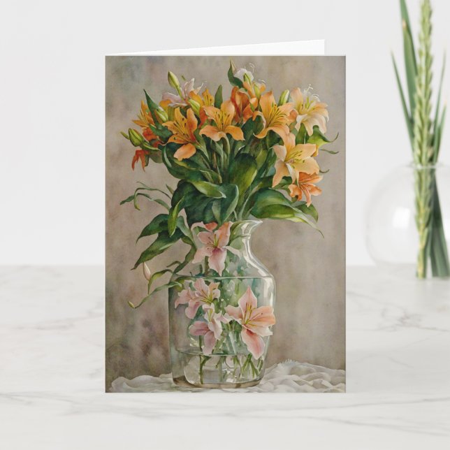 Carte de note Vase d'art de l'Imaginaire surréalis (Devant)