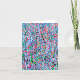 Carte de note vierge à la soeur tordue