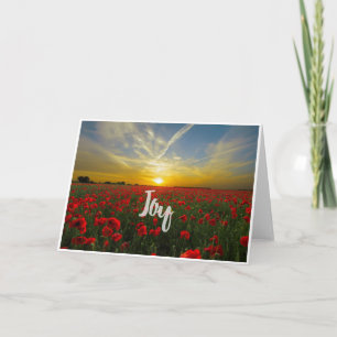 Carte de note vierge Joy Inspirational