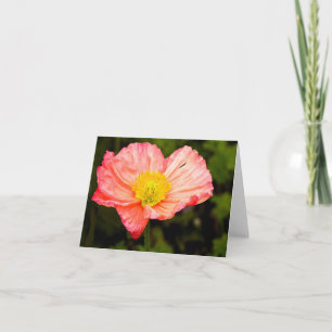 Carte de note vierge - Poppy