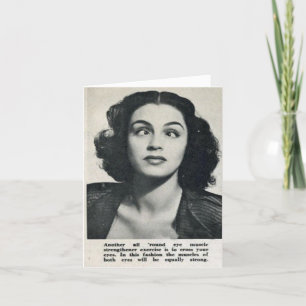 Carte de note vintage "Renforcer vos muscles de l'