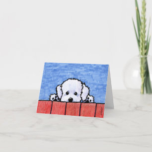 Carte de note voisine KiniArt Bichon