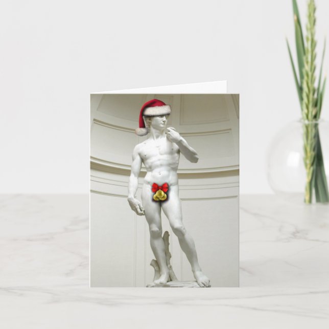 Carte de notes David Père Noël (Devant)