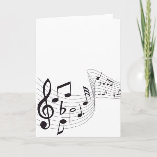 Carte de notes musicales