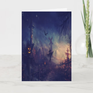 Carte de nuit de Halloween