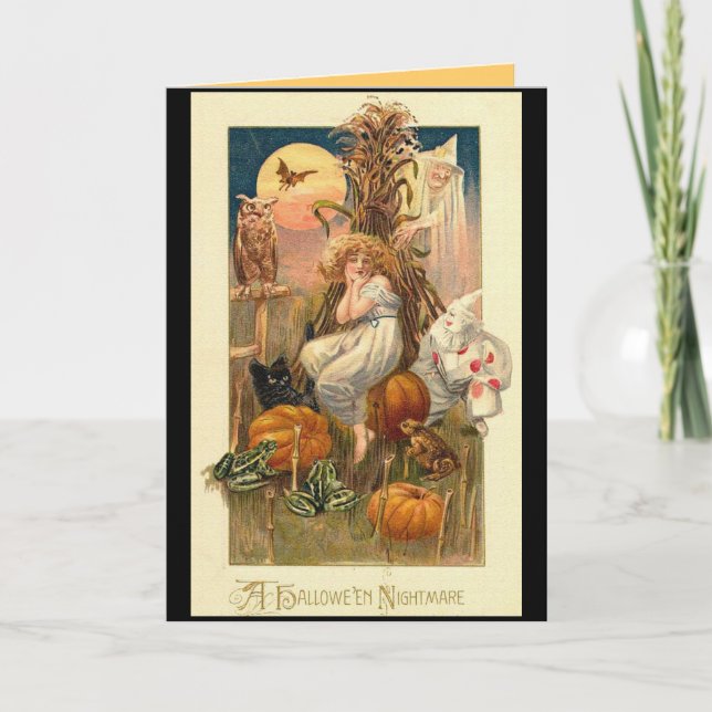 Carte de nuit d'Halloween (Devant)