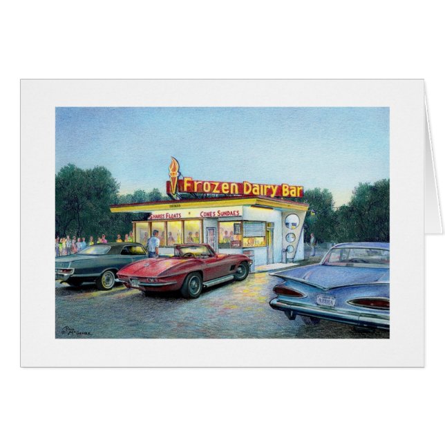 Carte de "nuits d'été" de Paul McGehee (Devant Horizontal)