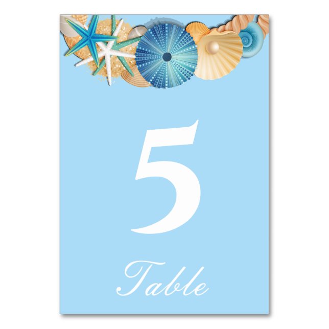 Carte de numéro de table (Par défaut)