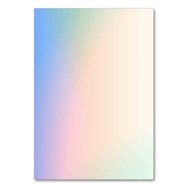 Carte de numéro de table américaine couleur solide (Par défaut)