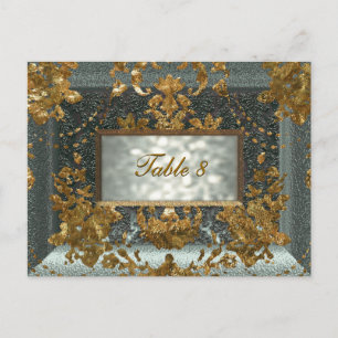 Carte de numéro de table Beaumanoir Reed Victorian