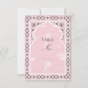 Carte de numéro de table - Magnolia Alley