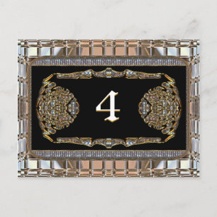 Carte de numéro de table Vex Elite Victorian