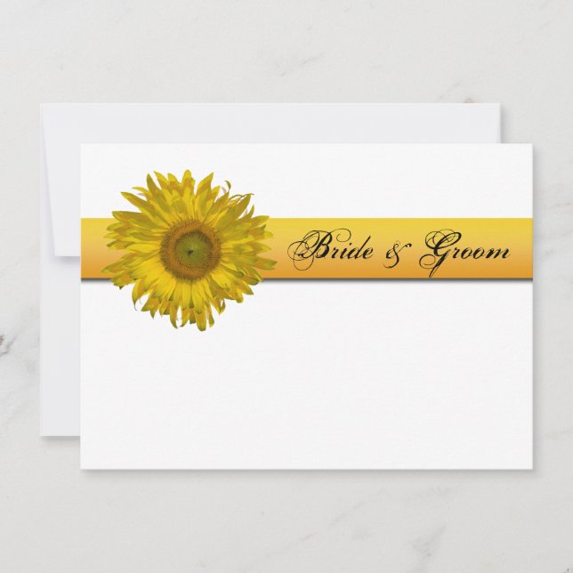 Carte de papier à lettres à papier à Mariage plat  (Devant)
