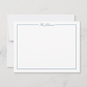 Carte de papier à lettres personnalisées Bordure b