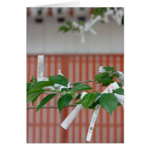 Carte de papier de fortunes