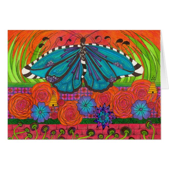 Carte de papillon (Devant horizontal)