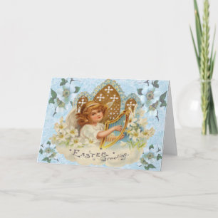 Carte de Pâques Angel Religieux