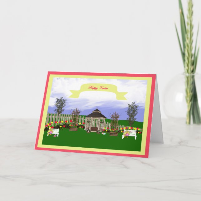 Carte de Pâques avec Gabezo (Devant)