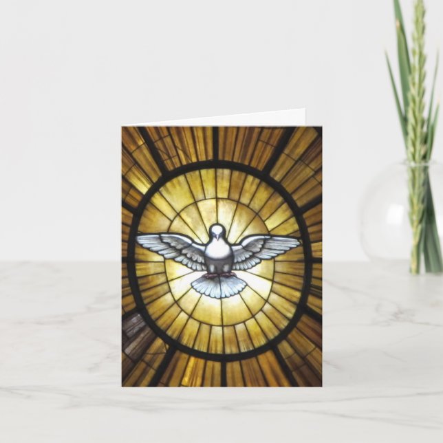 Carte de Pâques--Colombe (Devant)