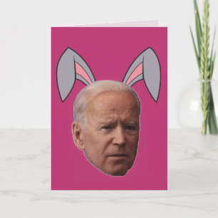 CARTE DE PÂQUES DRÔLE DE JOE BIDEN