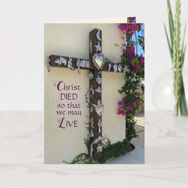 Carte de Pâques glorieuse de résurrection (Devant)