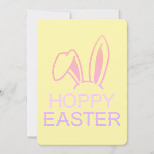 Carte de Pâques Hoppy Hare Pastel