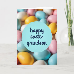 Carte de Pâques Joyeuses Œuf Pastel