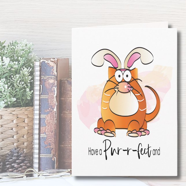 Carte de Pâques pour Amoureux des chats (Créateur téléchargé)