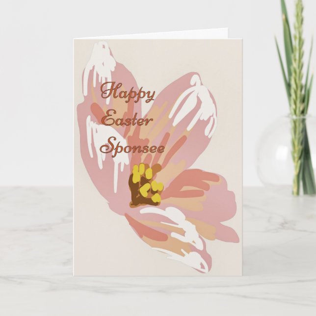 Carte de Pâques pour Parrain (Devant)