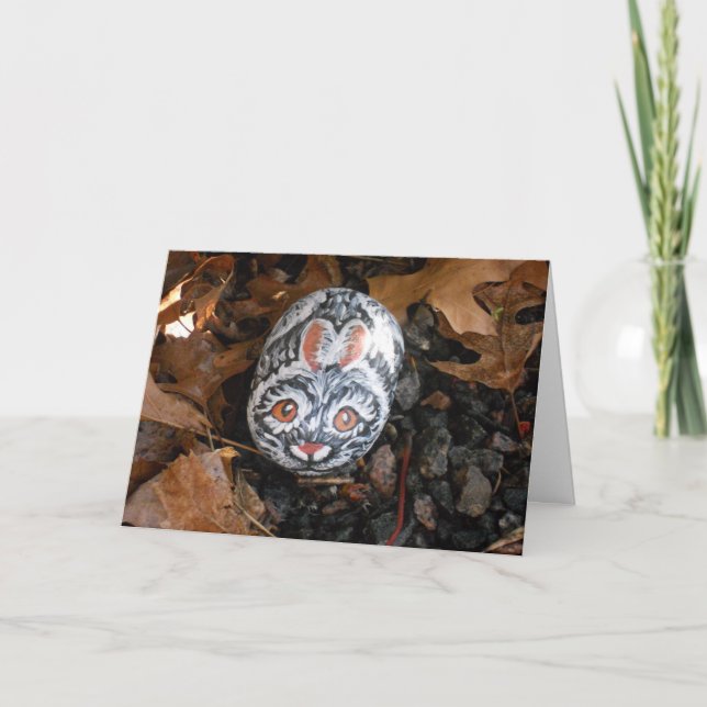 Carte de Pâques "Rabbit Rock" (Devant)