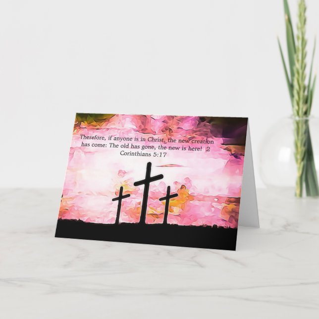 Carte de Pâques religieuse (Devant)