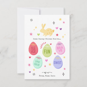 Carte de Pâques Some Bunny Thinks You're Awesome J