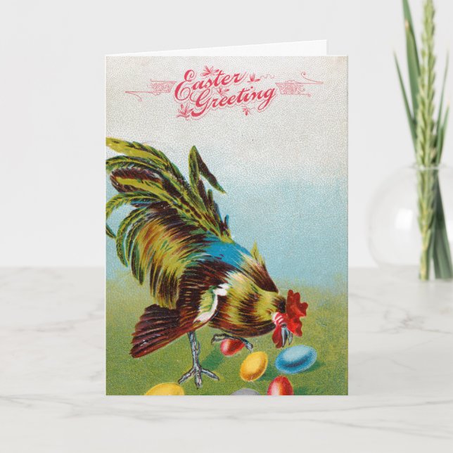 Carte de Pâques Vintage vers 1907 (Devant)